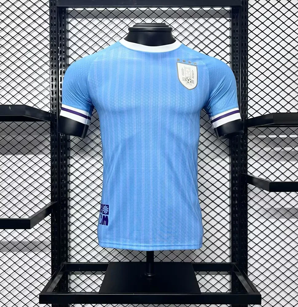 2024-2025 Spielerversion Uruguay Nationalmannschaft Heim Fußballtrikot — main view