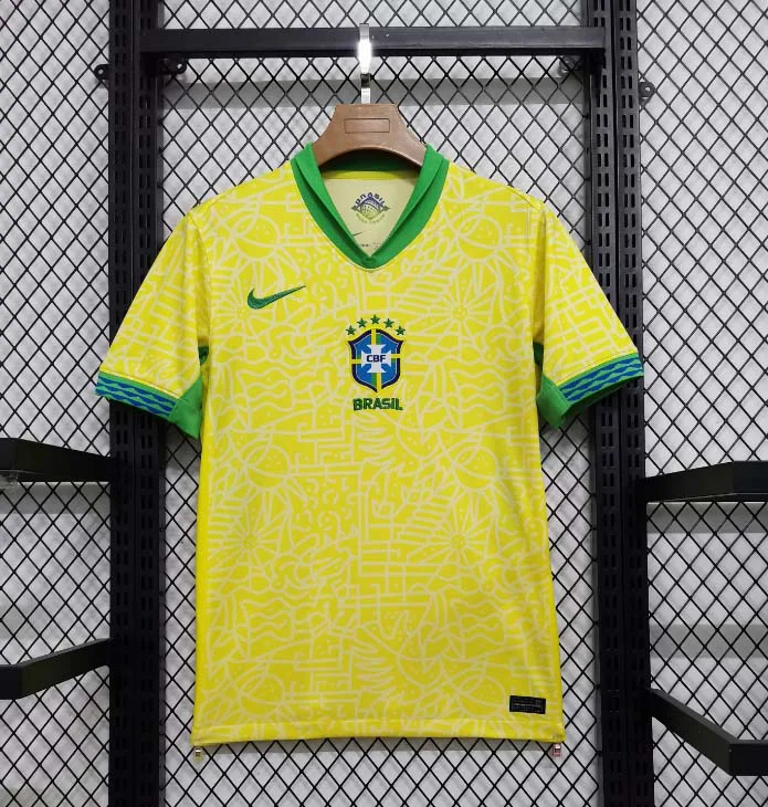Camisa de Futebol Brasil Casa 2024-2025   — main view