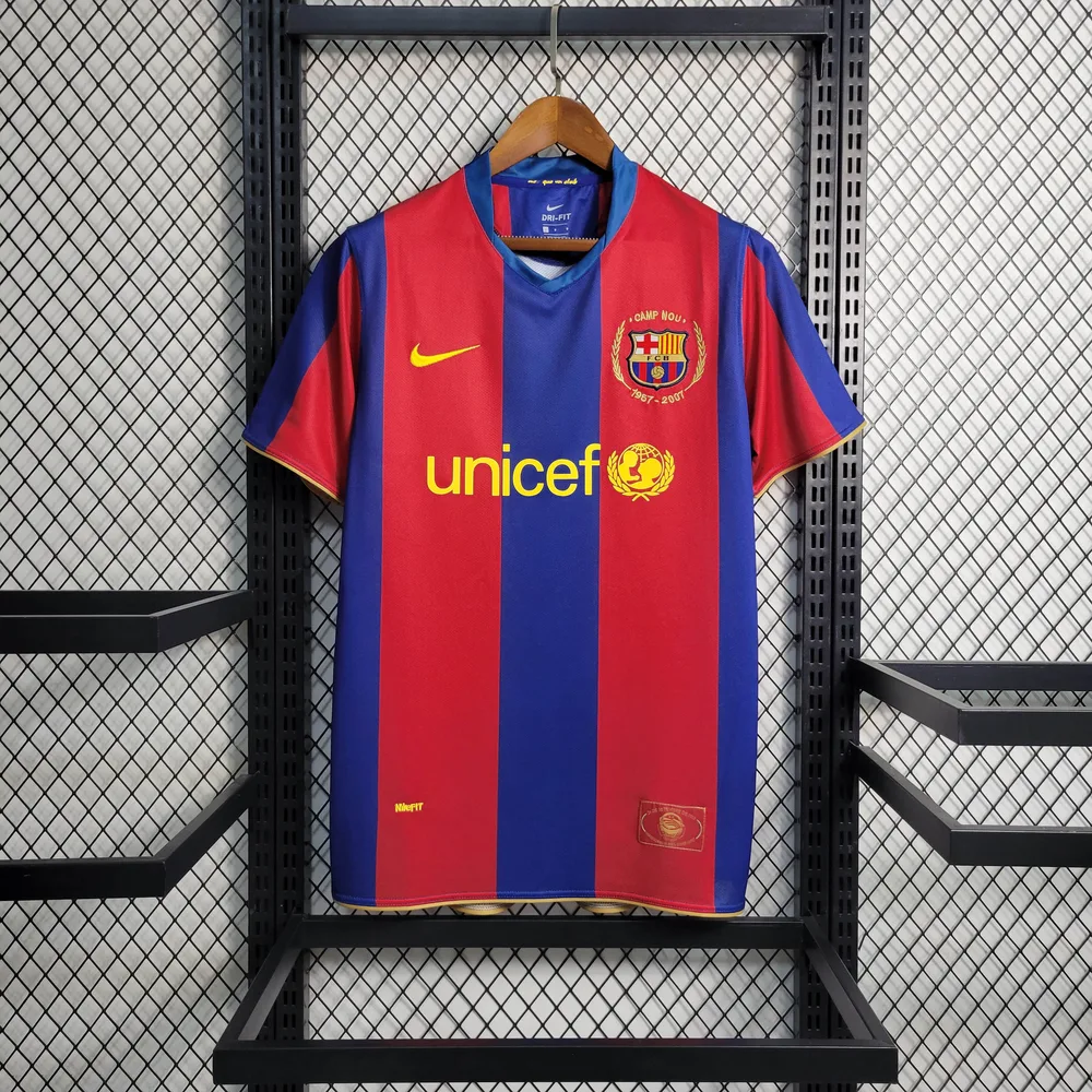 Camisa de Futebol Retro Barcelona Home 2007/2008  — main view