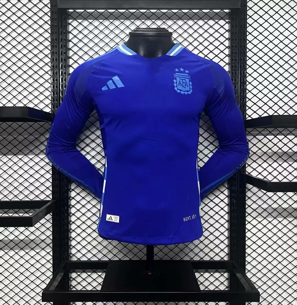 2024-2025 Maillot Extérieur Manches Longues Argentine Version Joueur — main view