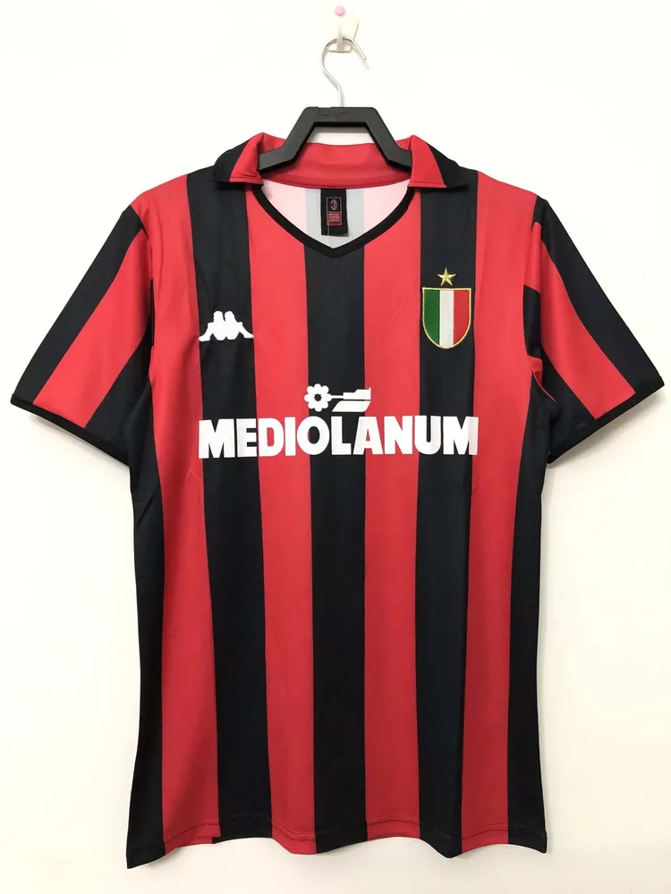 1988/1989 Retro AC Milan Heim-Fußballtrikot  — main view