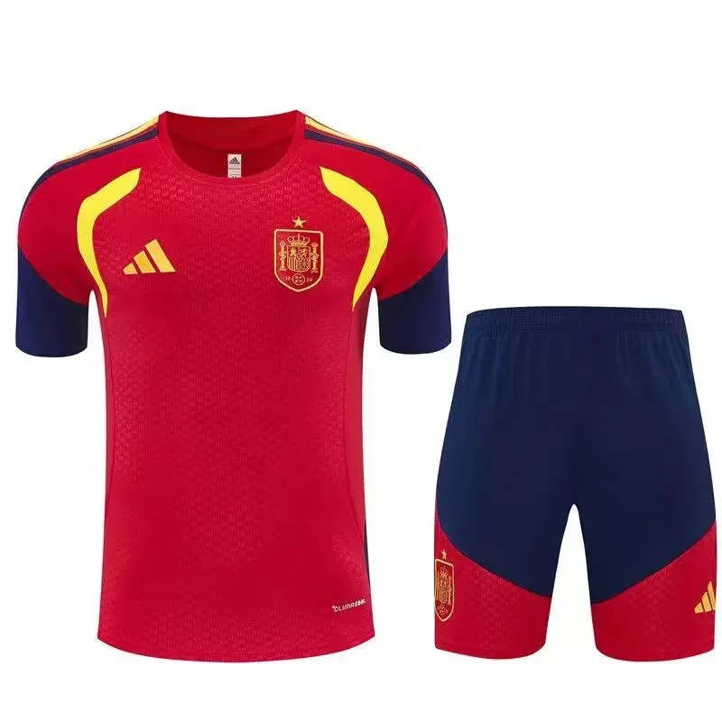 2026 Spain Nationalmannschaft Trainingsanzug Sonderausgabe Rot Fußballtrikot   — main view