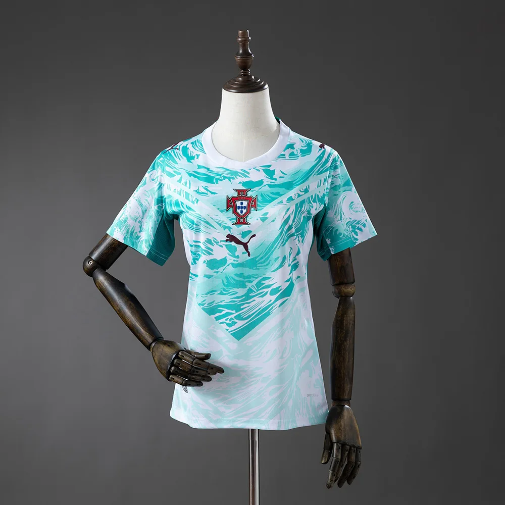 2026 Portugal Nationalmannschaft Auswärts Damen Trikot AAA Fan-Qualität — main view