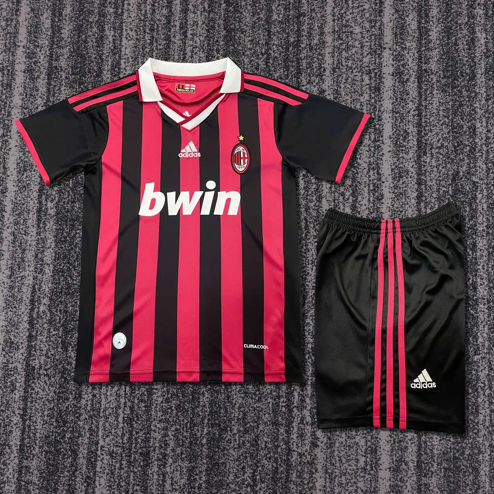2009-2010 Retro AC Milan Home Football Shirt  Kids Size — main view