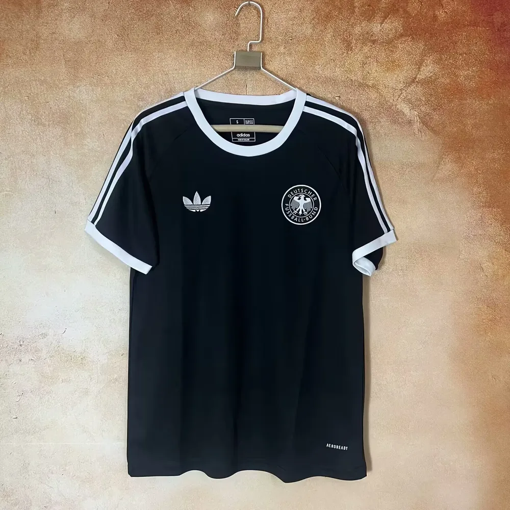 2025/2026 Germany Casual wear Black Football Jersey  — main view