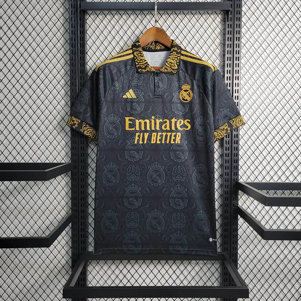 2023/2024 Real Madrid Concept Edition Schwarzes Trikot — main view