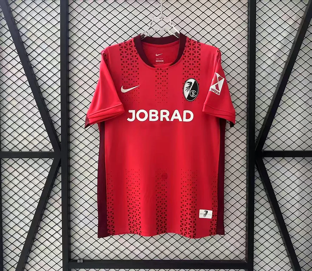 2025/2026 SC Freiburg League home Football Jersey   — main view