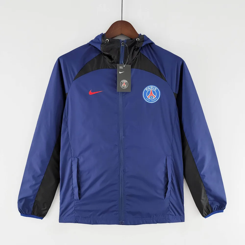 2022 Coupe-Vent PSG Bleu et Noir — main view