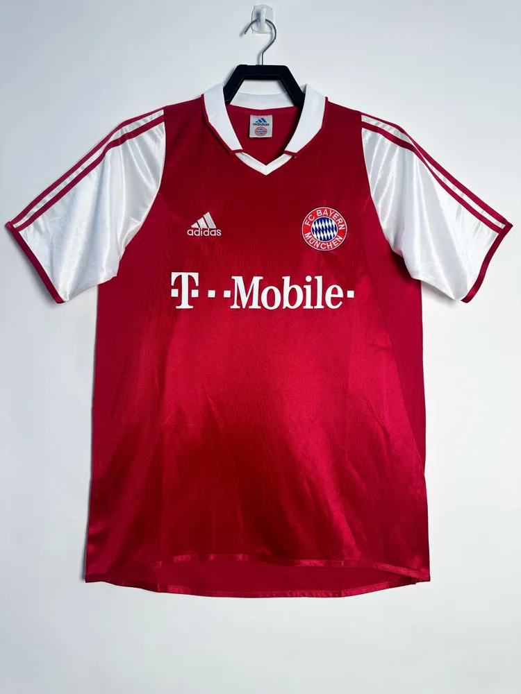 2003/2004 Retro Bayern Munich Uniforme Casa Jersey Futebol  — main view