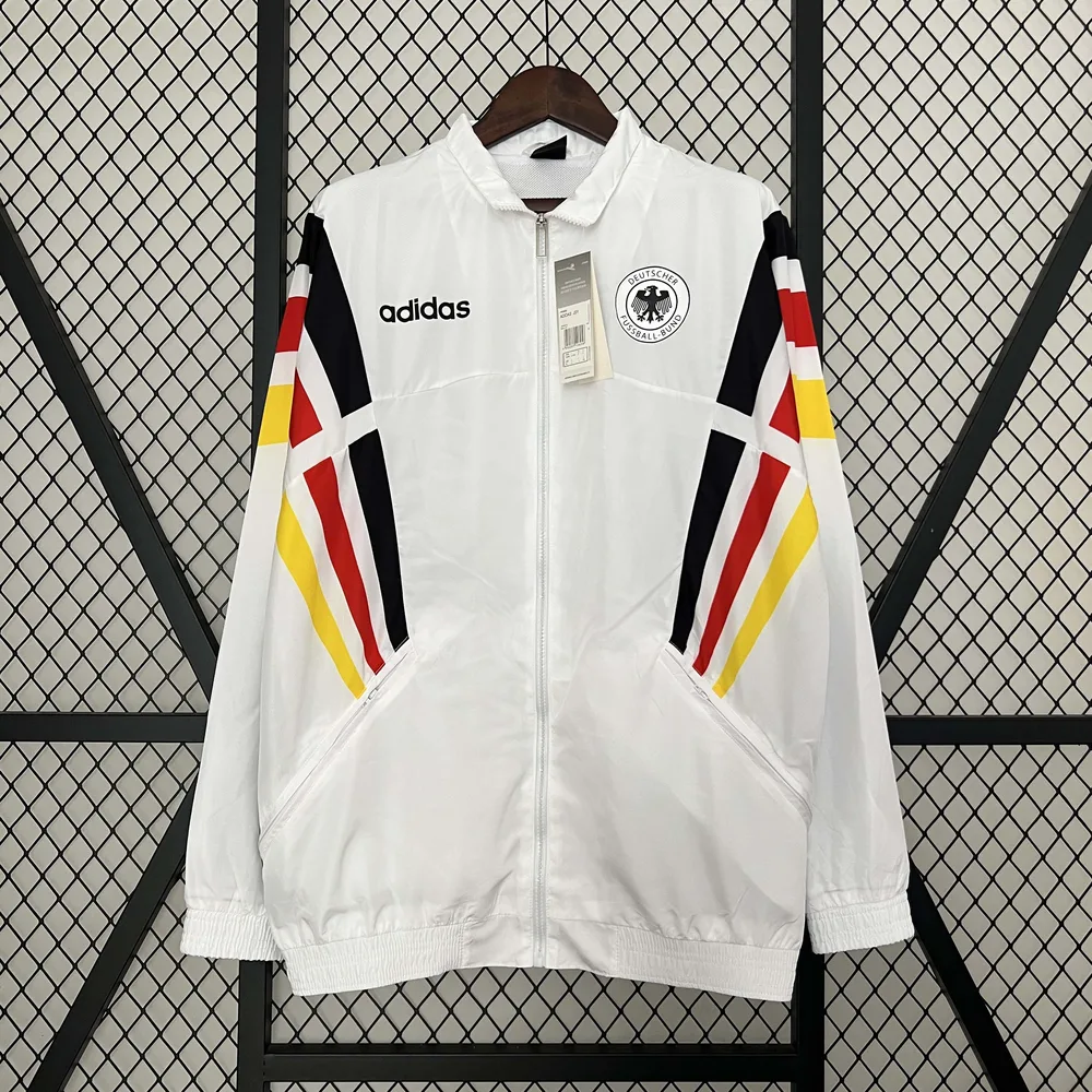 Blouson coupe-vent Allemagne 2024 Blanc Maillot de football — main view