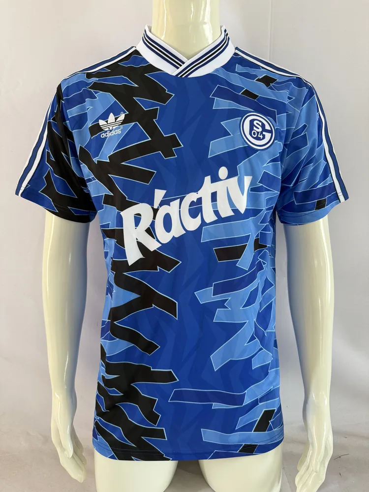 1992/1993 Retro Schalke 04 Home Football Jersey   — main view