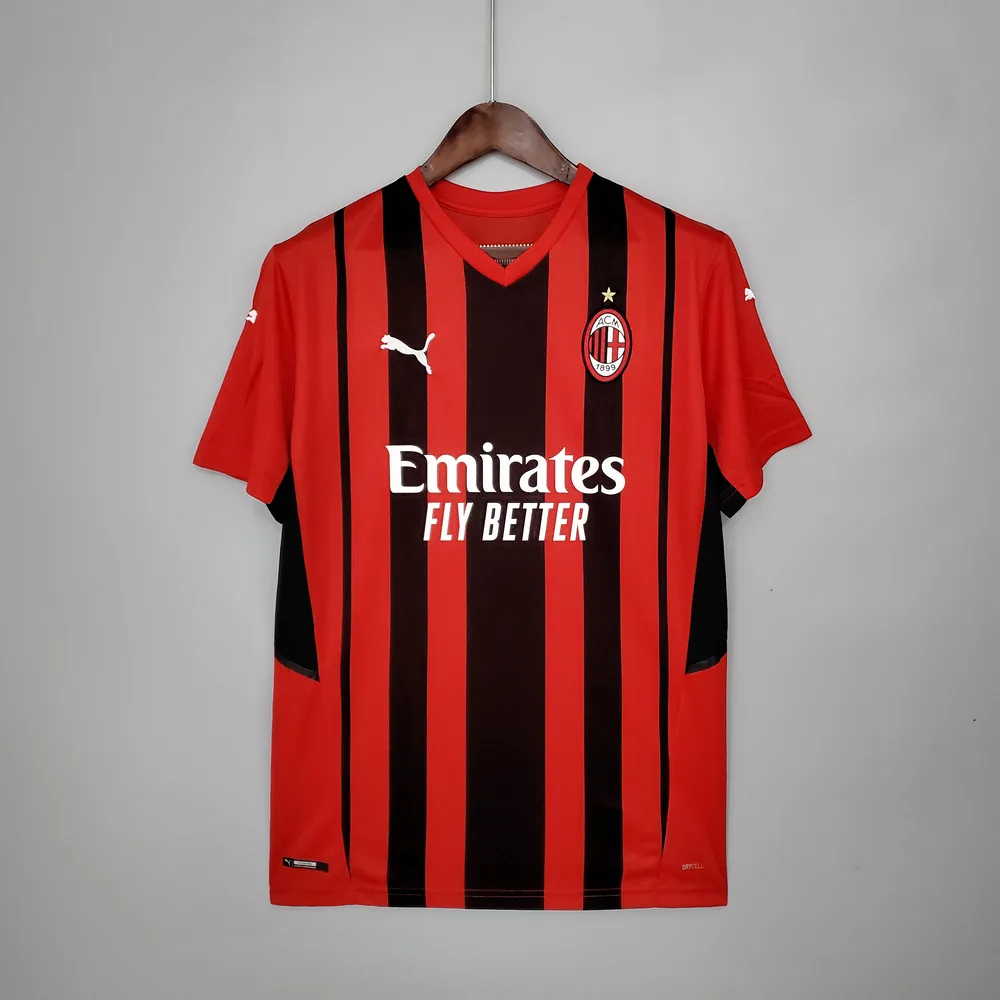 AC Milan قميص كرة قدم منزلي 2021/2022 جودة تايلاندية — main view