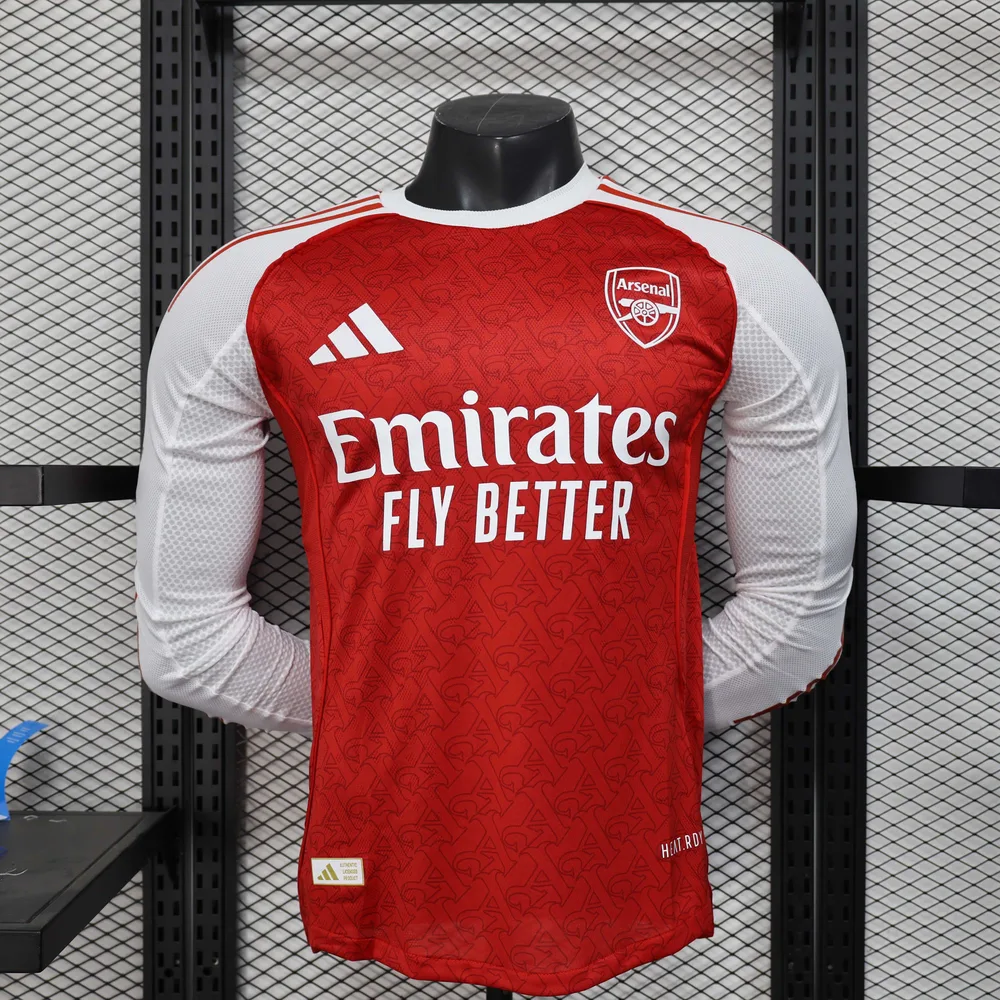 2025/2026 Long Sleeves Player Version Arsenal Home Football Shirt  — main view