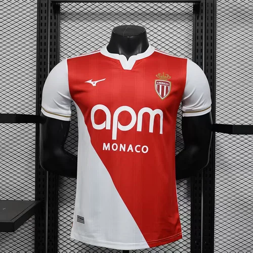 2025/2026 Version Joueur AS Monaco Maillot Domicile Football  — main view