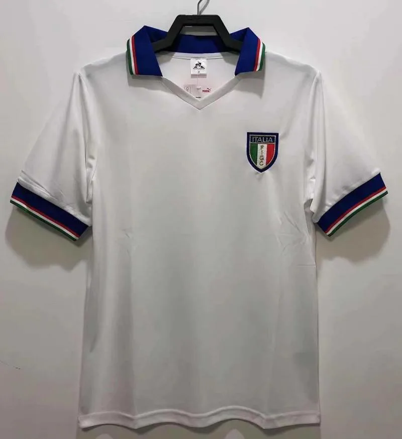 1982 Retro FIFA Italy Away Soccer Shirt  — main view