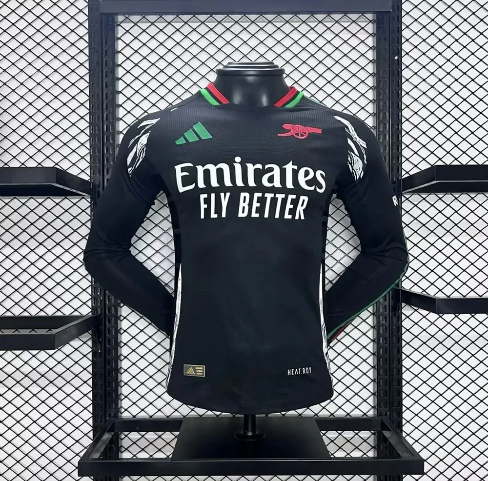 2024/2025 Long Sleeves Arsenal Away Player Version Football Shirt  — main view