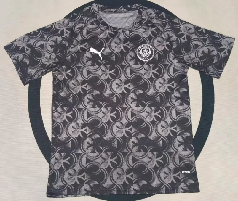 2025/2026 Manchester City Negro y Gris Edición Especial Camiseta Fútbol  — main view