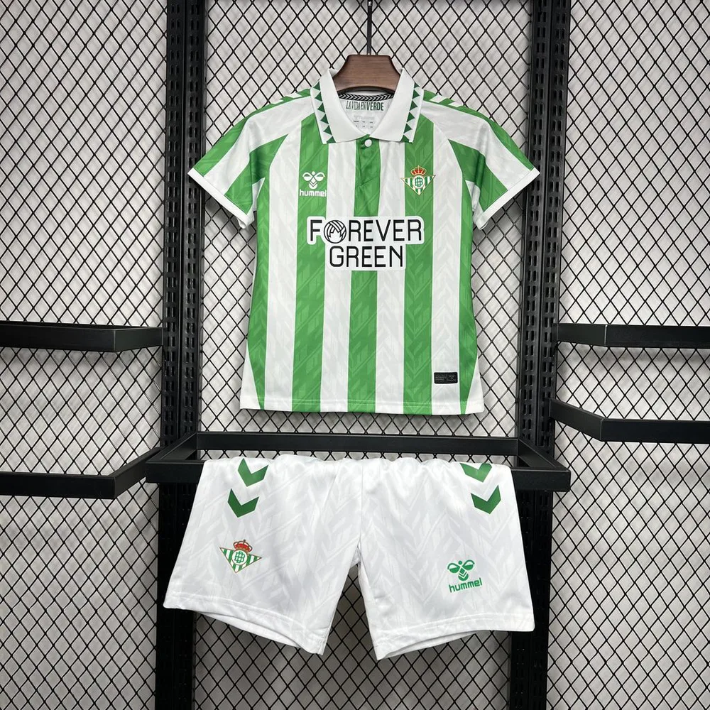 Camisa de Futebol Real Betis Home 2024/2025 Qualidade Tamanho Infantil — main view