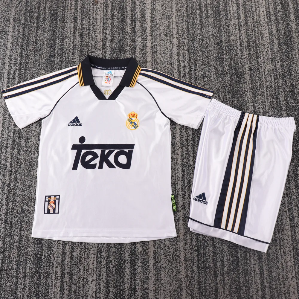 Camiseta de Fútbol Local Retro de Real Madrid 1998-2000  Talla Infantil — main view