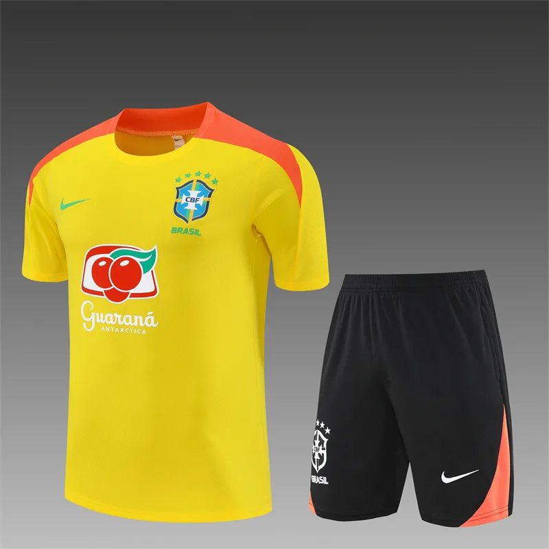 Camiseta de entrenamiento amarilla de Brasil 2026, conjunto de grado fan AAA — main view