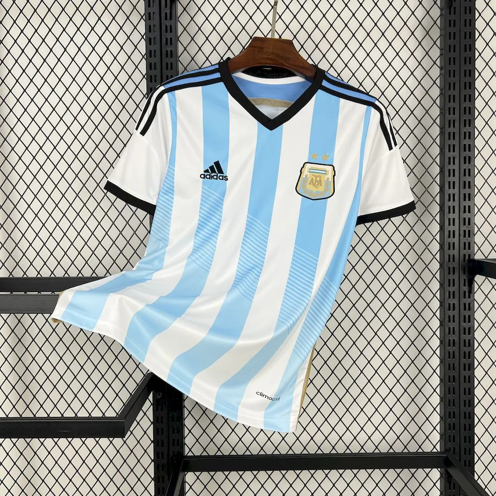 2014 Retro Argentina National Team Home Jersey  — main view