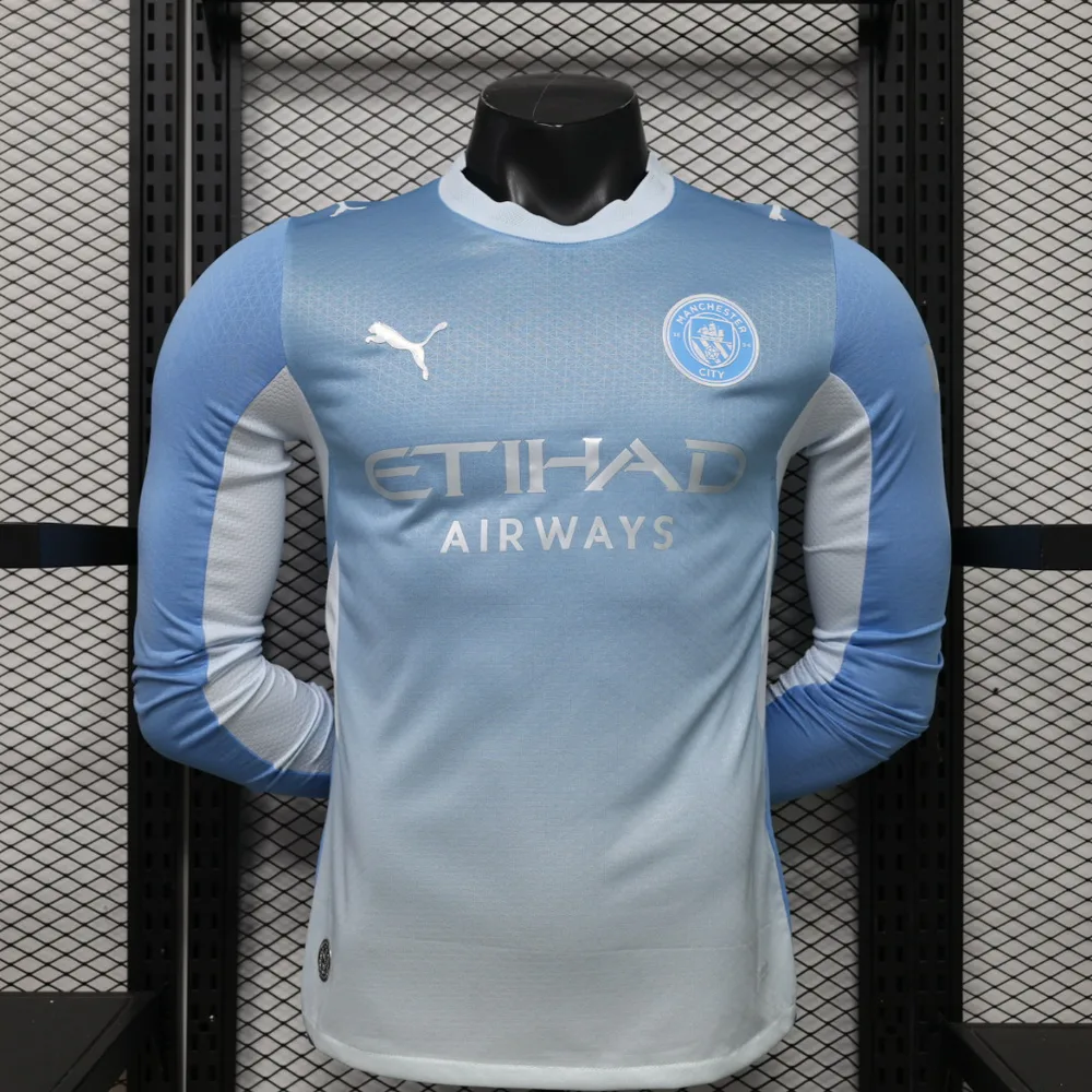 2026/2027 Long Sleeve Player Version Manchester City Home Football Jersey   — main view