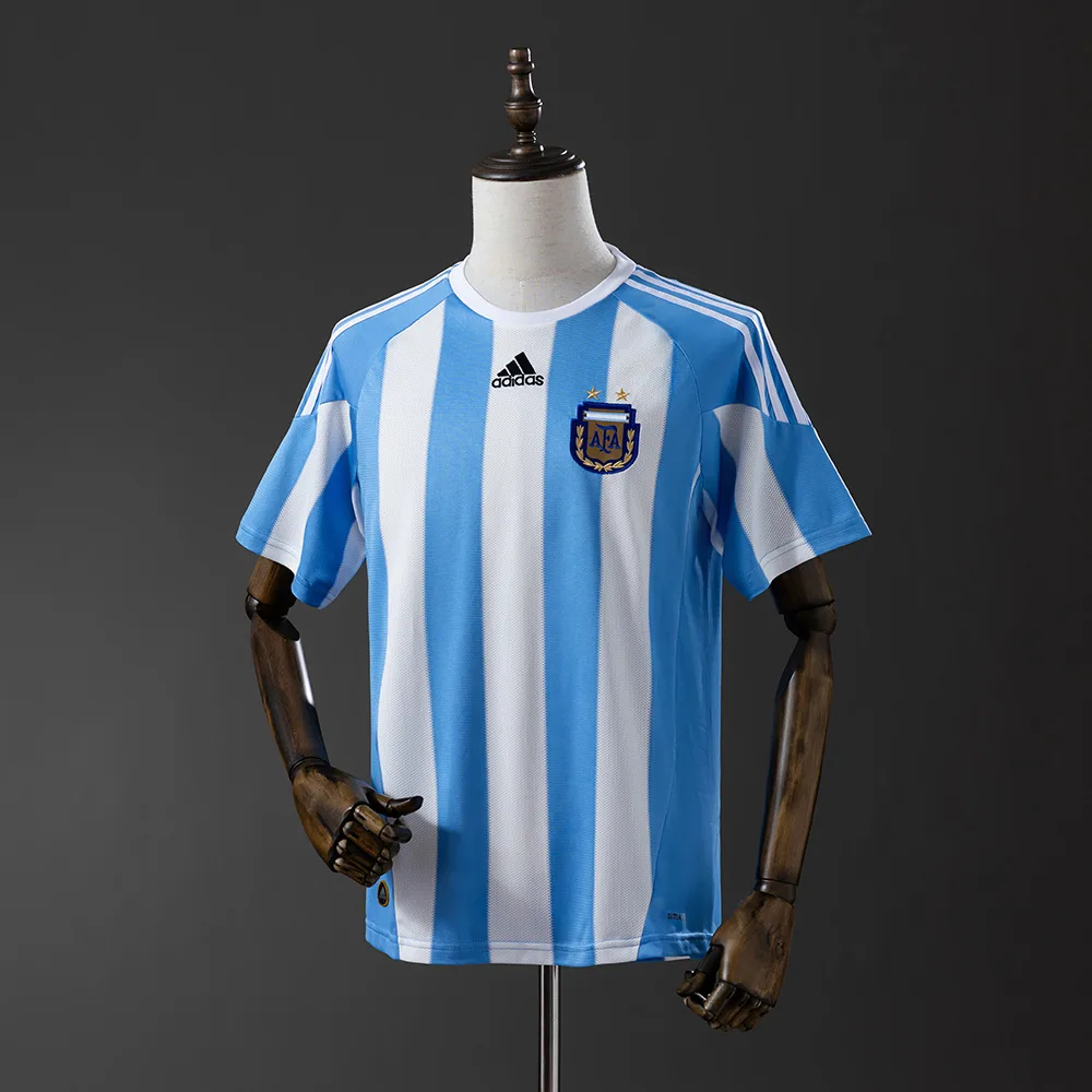 Camisa Retro 2010 Argentina Casa AAA qualidade fã — main view