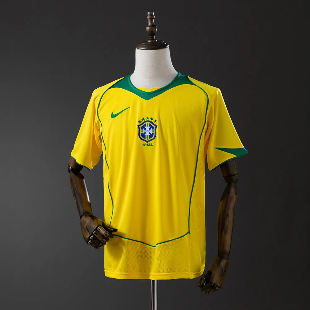 Camiseta de Fútbol Retro Brasil Local 2004 — main view