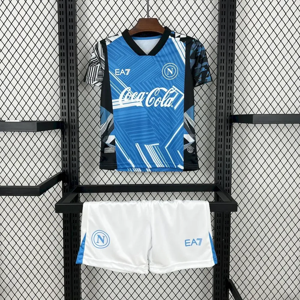 Camiseta de Fútbol Edición Conjunta 2024/2025 del Napoli  Talla Infantil — main view
