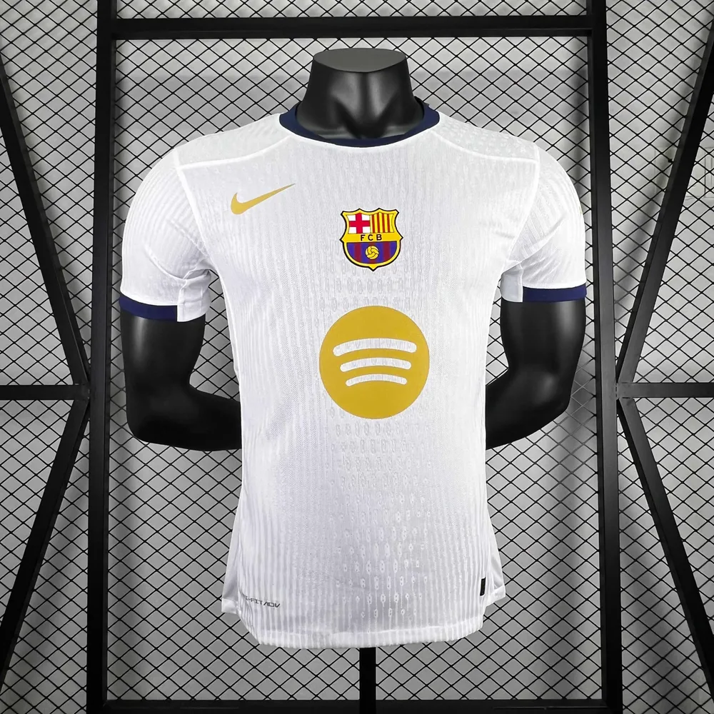 2025/2026 Player Version Barcelona White Coldplay Football Jersey  — main view
