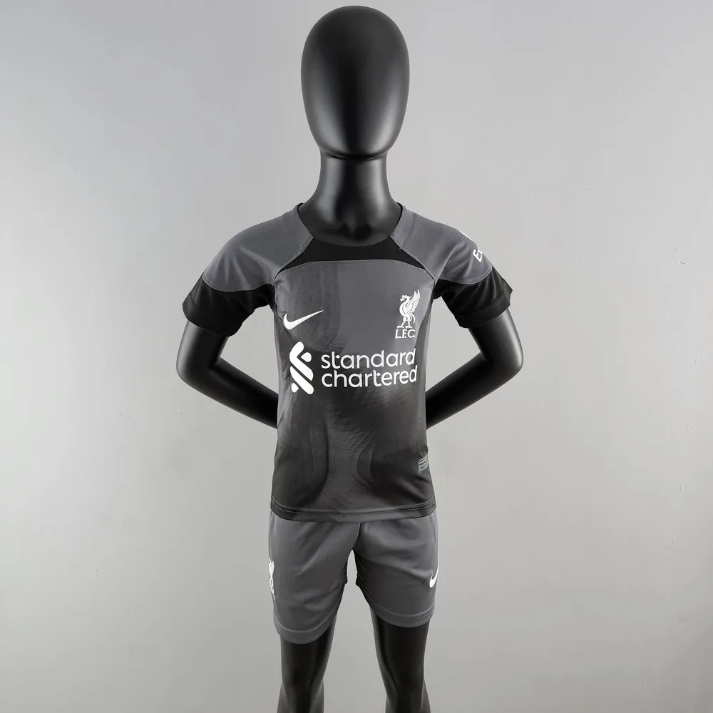 Maillot de football gardien noir Liverpool 2022/2023  Taille enfant — main view