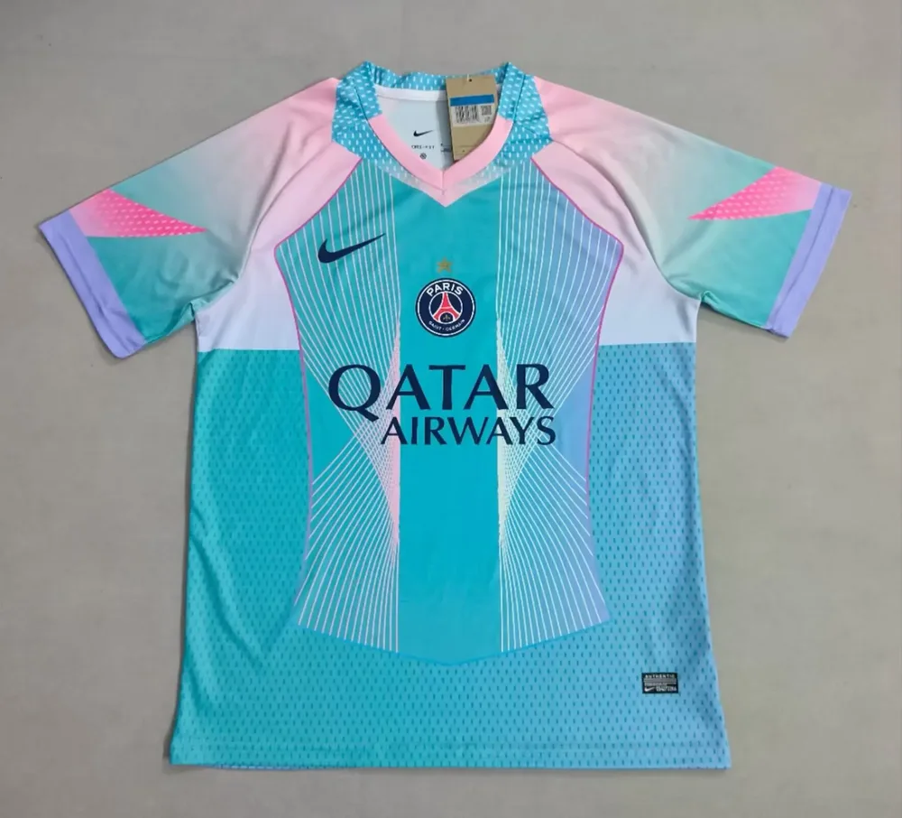 2025/2026 Psg Paris Saint-Germain Sonderedition Blau Fußballtrikot   — main view