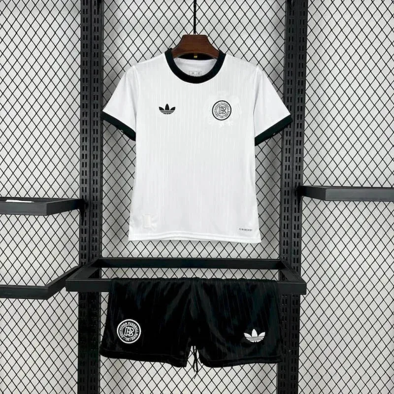 Camisa de Futebol Branca Edição 125º Aniversário Alemanha 2025 AAA para Torcedores Tamanho Infantil — main view