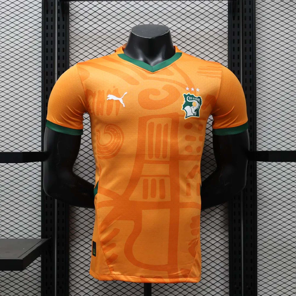 2024 Spieler Version Elfenbeinküste Heim Fußballtrikot AAA Fan-Qualität — main view