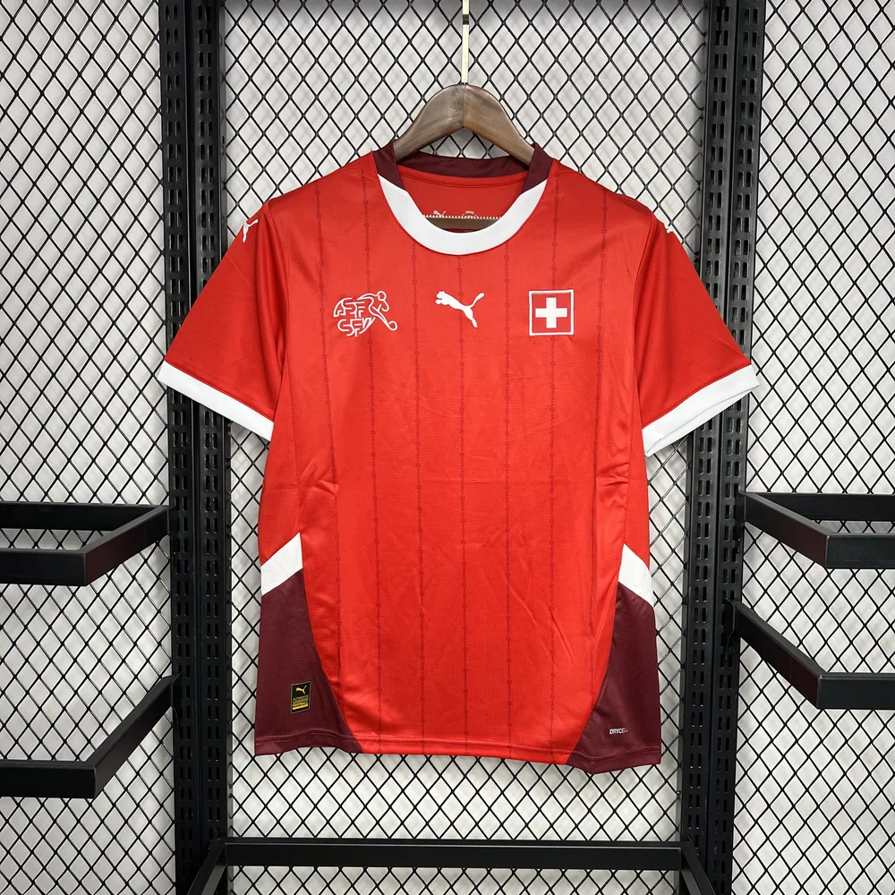2024-2025 Schweiz Heim-Fußballtrikot  — main view