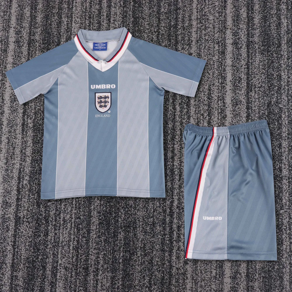 1996 Retro England Away Football Shirt  Kids Size — main view