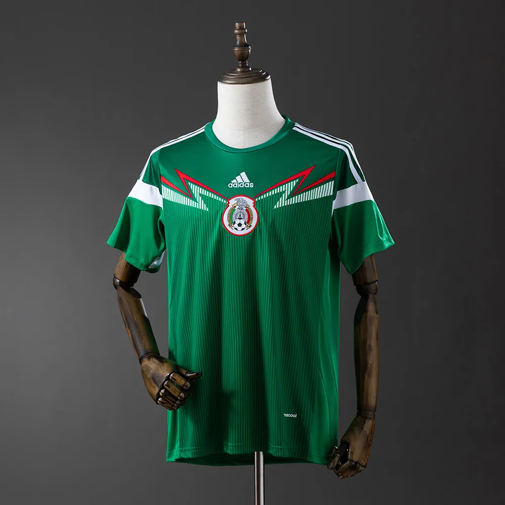 2014 Retro México Nacional Local Camiseta de Fútbol AAA calidad aficionado — main view