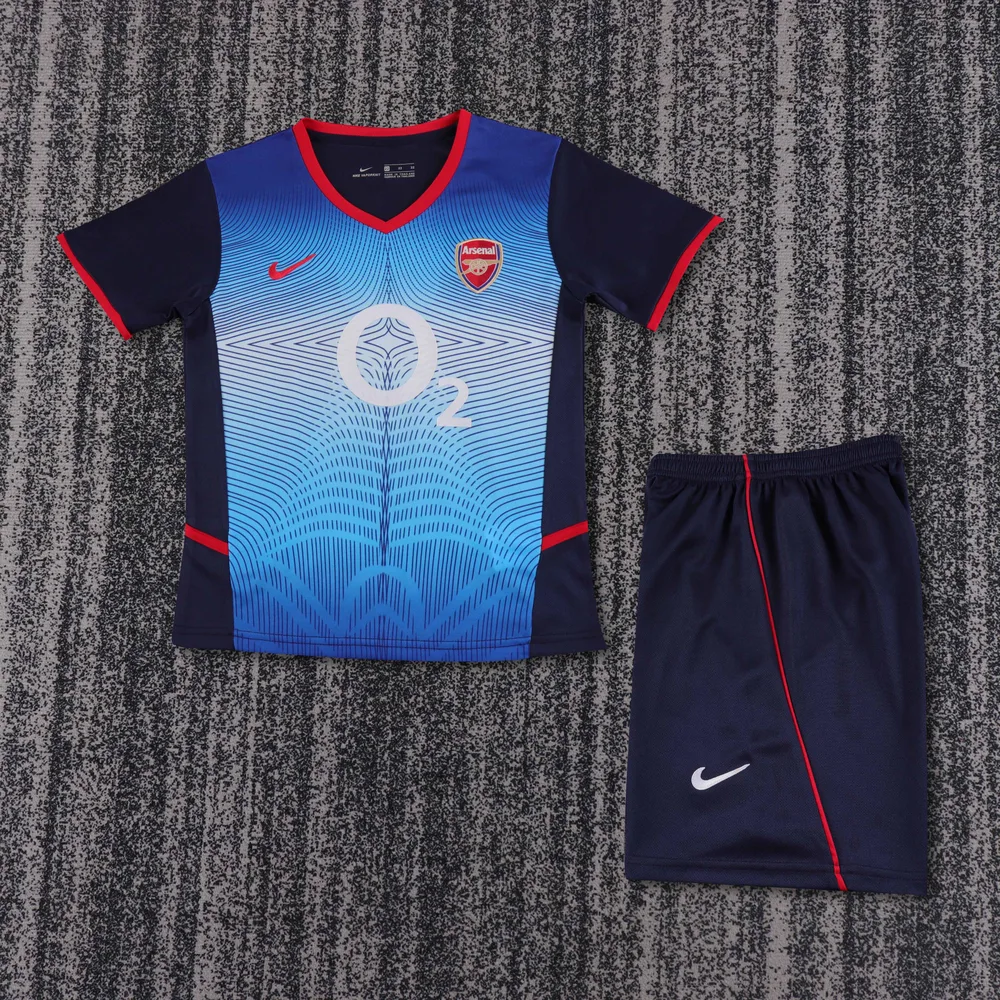 Maillot de football rétro extérieur Arsenal 2002-2004 lande Taille Enfant — main view