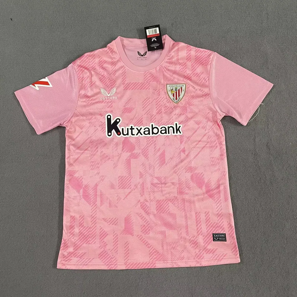 2025/2026 Athletic Bilbao Training Suit Pink Football Shirt  — main view
