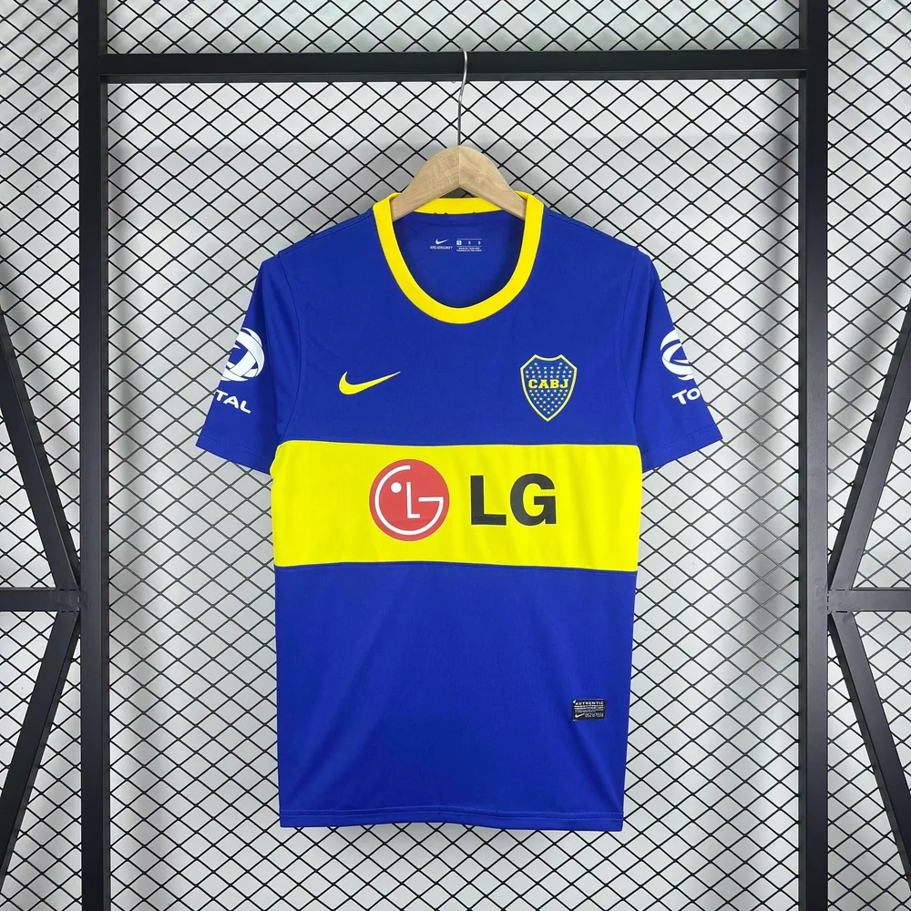 2010/2011 Retro Boca Juniors Home Football Jersey   — main view