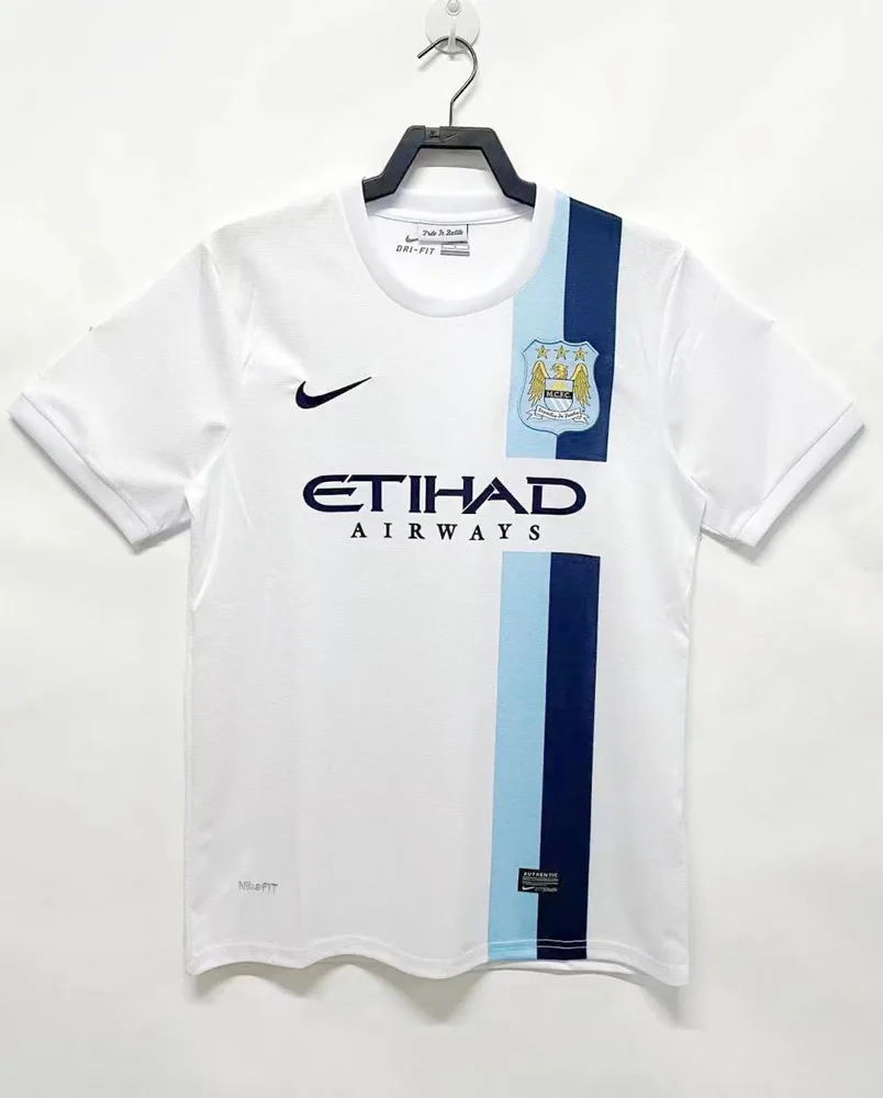 2013-2014 ريترو مانشستر سيتي قميص كرة قدم خارجي ثالث جودة تايلاند — main view