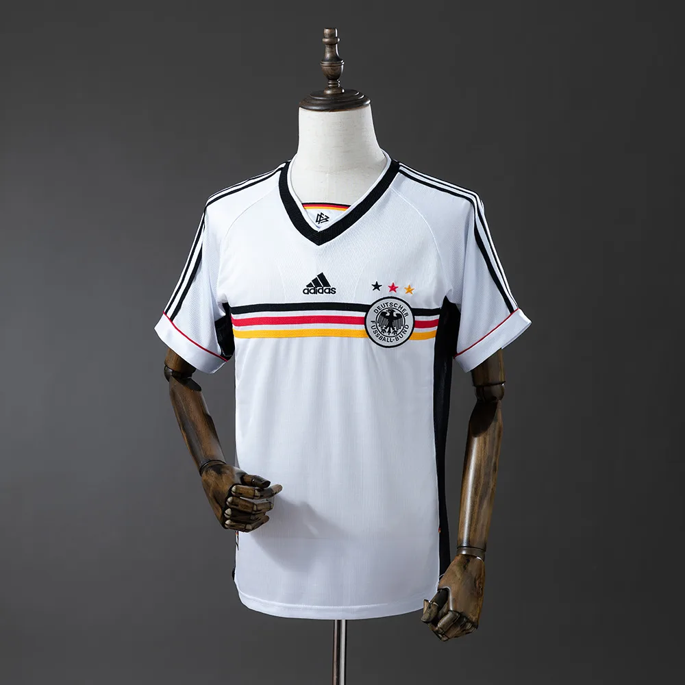 1998 Retro Deutschland Heim-Soccer-Trikot Fußballtrikot AAA Fan-Qualität — main view