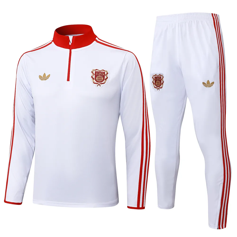 2025/2026 Bayern Múnich Media Cremallera Chándal Entrenamiento 120 Aniversario Camiseta Fútbol  Set — main view