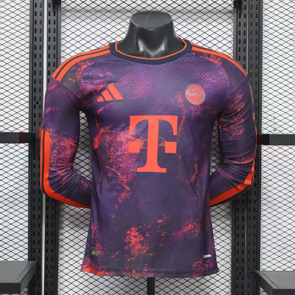2026/2027 Long Sleeves Player Version Bayern Munich Third Away Football Shirt   — main view