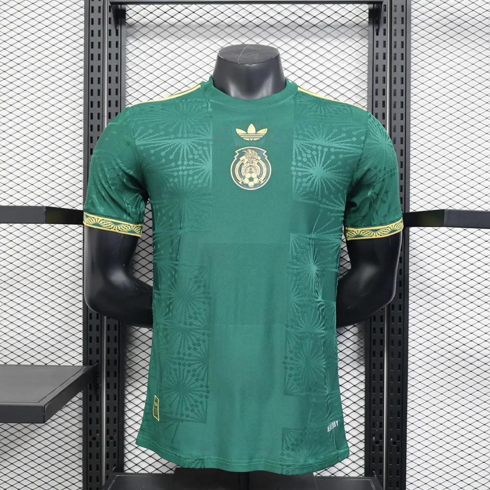 2025/2026 Versión Jugador México Nacional Edición Especial Verde Camiseta de Fútbol  — main view