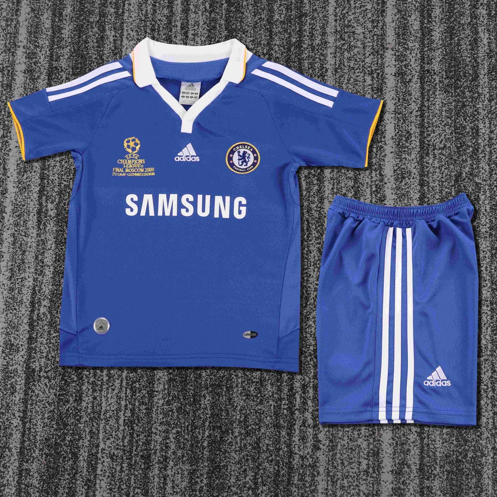 2008-2009 Retro Chelsea Home Football Jersey  Kids Size — main view