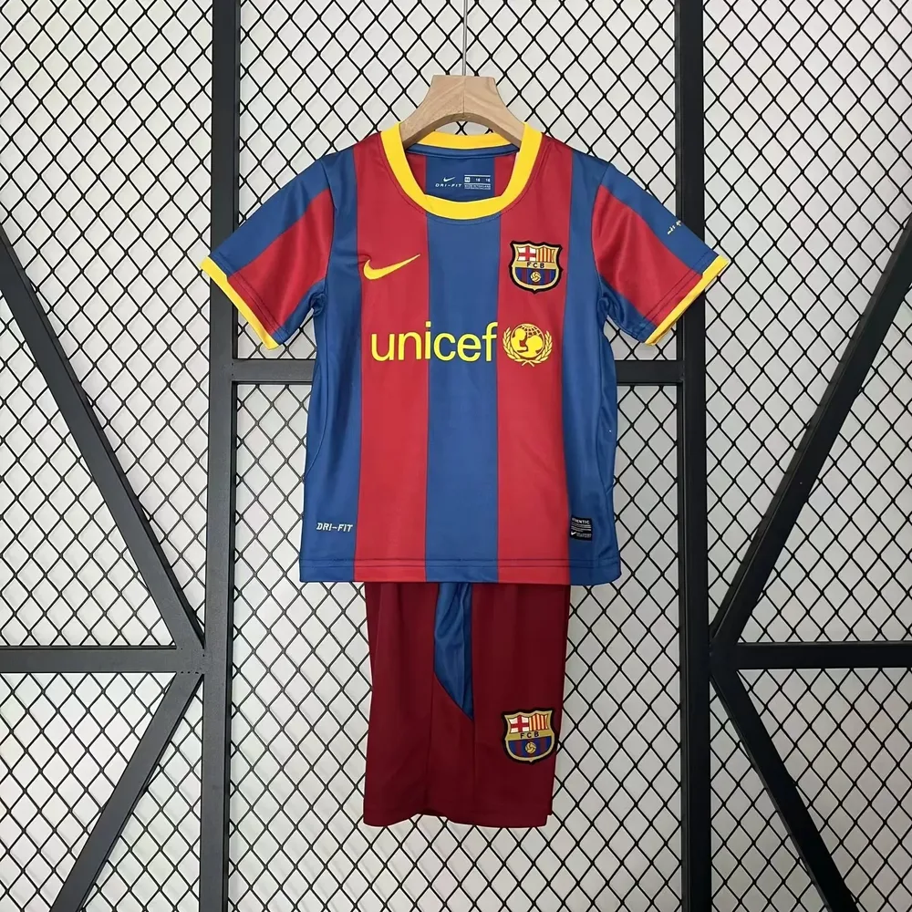 2010/2011 Retro Barcelona Home Camisa de Futebol  Tamanho Infantil — main view