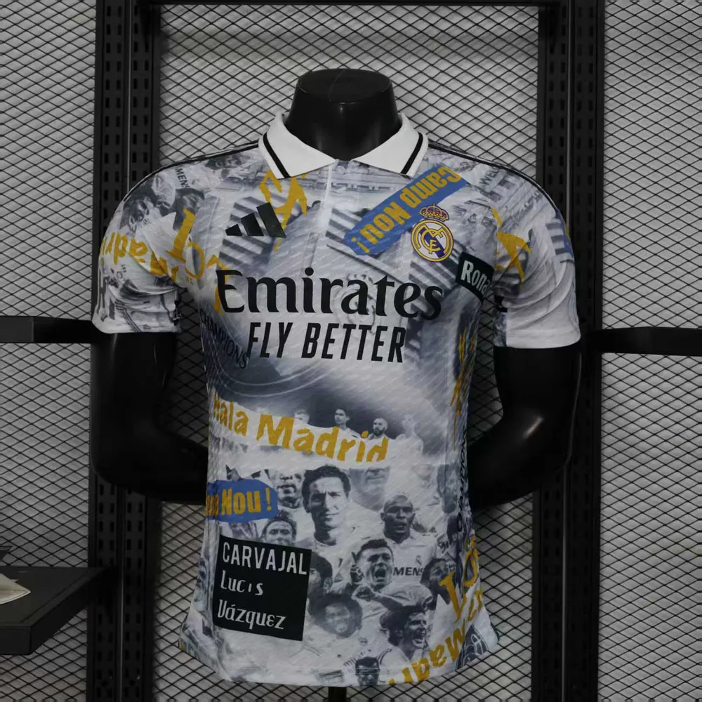 2025/2026 Player Version Real Madrid Champions League Highlights Football Jersey  — main view