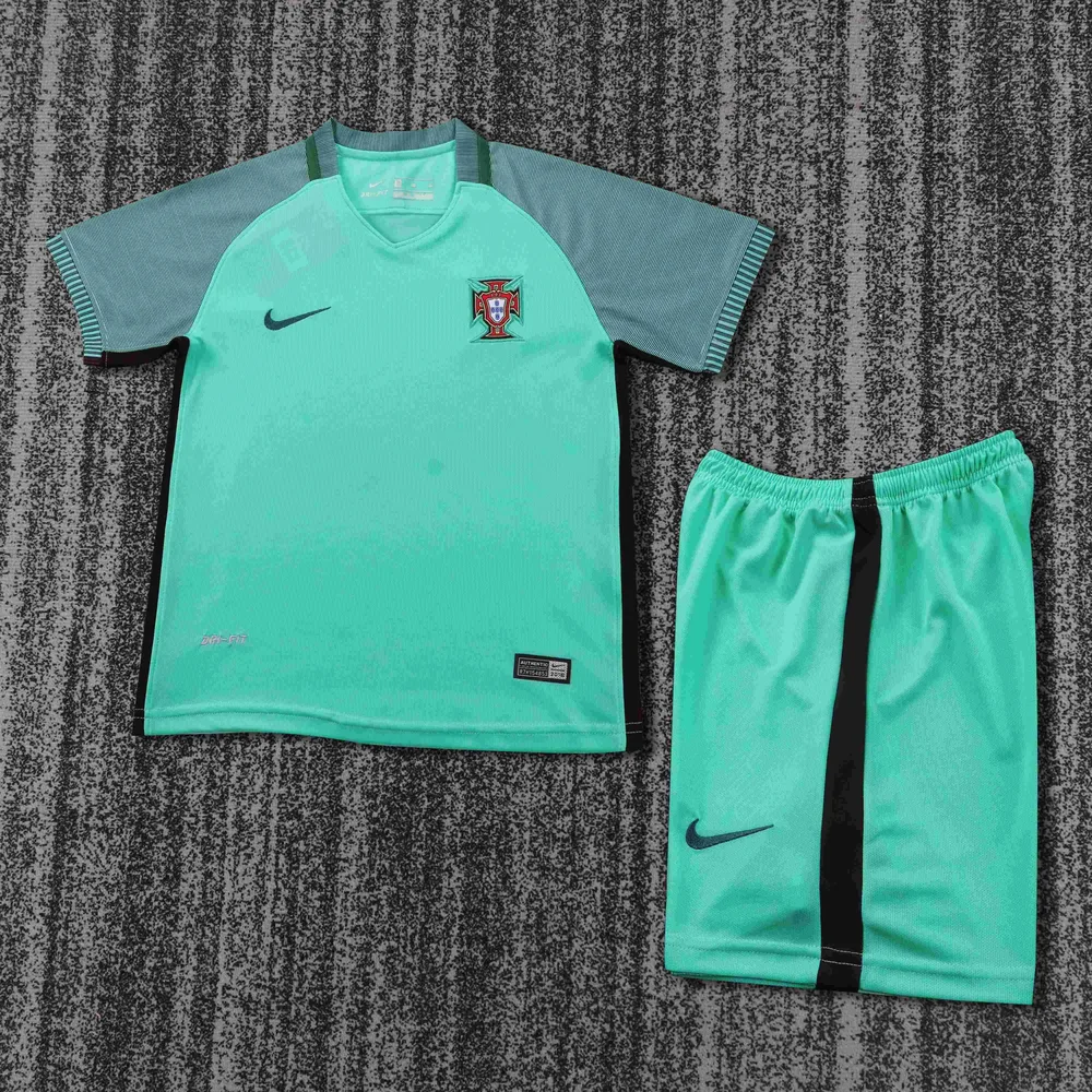 Camiseta de Fútbol Visitante Retro Portugal 2016  Talla Infantil — main view