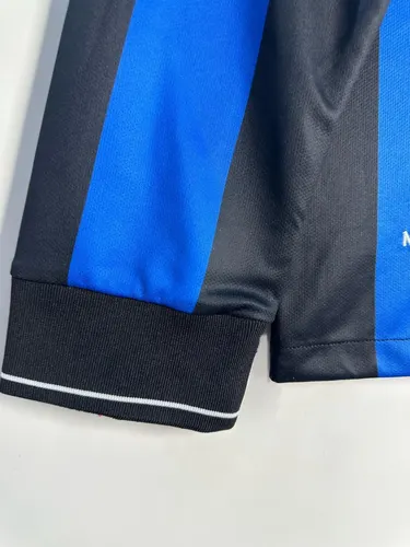 2009/2010 Retro Long Sleeve Inter Milan Home Football Jersey  — view 9